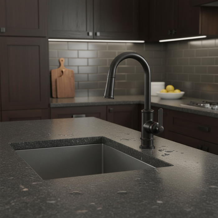 Pfister Port Haven 1-Handle Pull-Down Bar & Prep Faucet