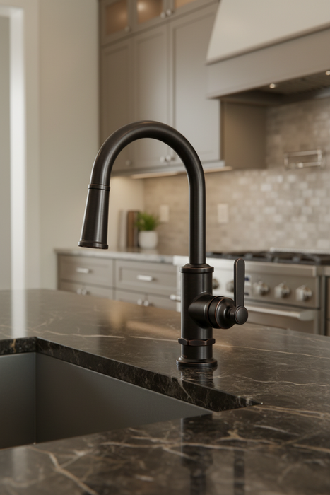 Pfister Port Haven 1-Handle Pull-Down Bar & Prep Faucet