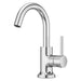 Pfister Tenet single-control bathroom faucet in polished chrome, featuring a modern angular spout and sleek lever handle.