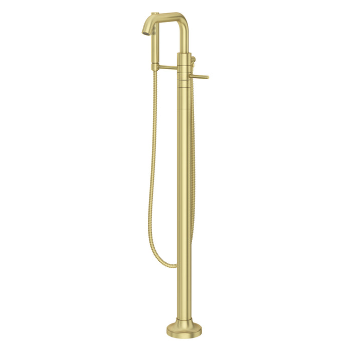 Tenet Free-Standing Tub Filler - Brushed Gold - Tub Filler