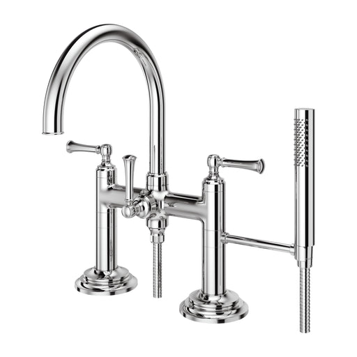 Tisbury 2-Handle Roman Tub Faucet - Polished Chrome - Tub Faucet