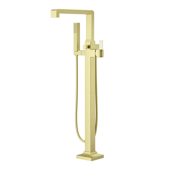 Verve Free-Standing Tub Filler - Brushed Gold - Tub Filler