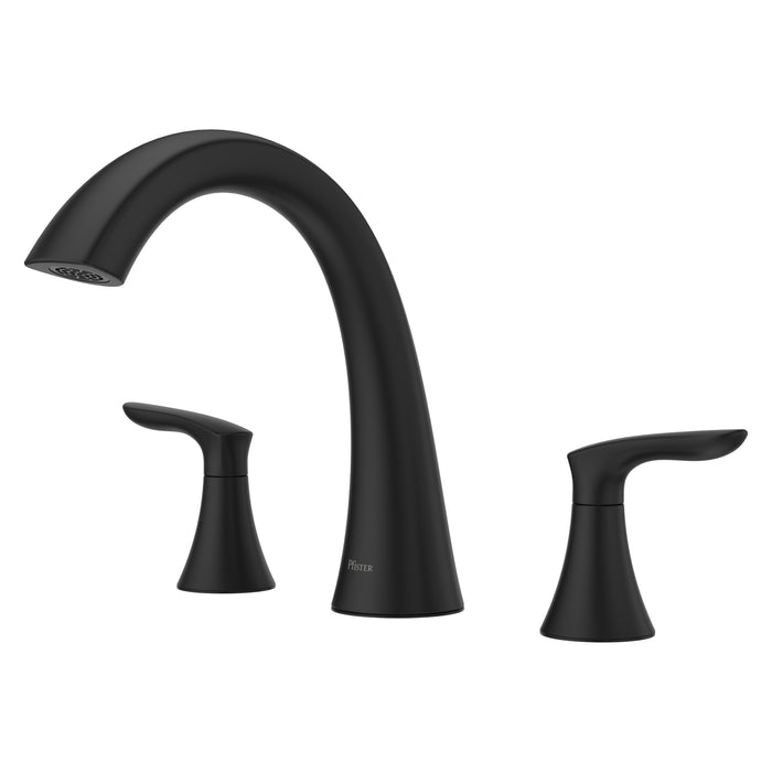 Weller 2-Handle Roman Tub Faucet - Matte Black - Tub Faucet