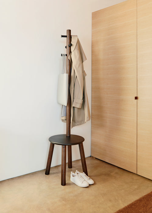 Pillar Coat Rack & Stool