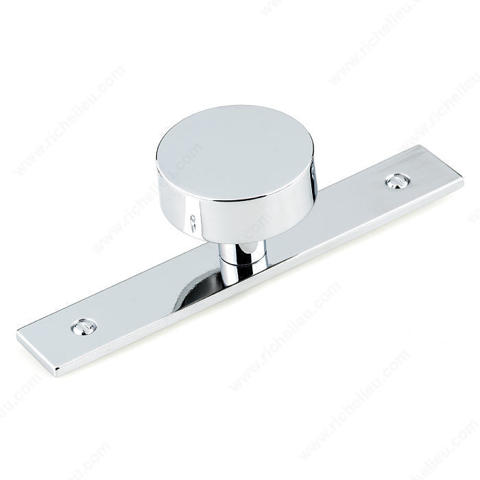 2295 Wardrobe Knob with Backplate