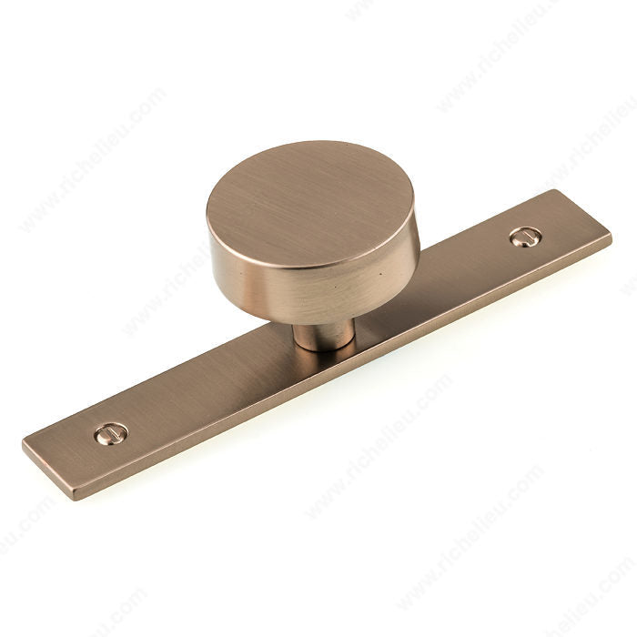 2295 Wardrobe Knob with Backplate