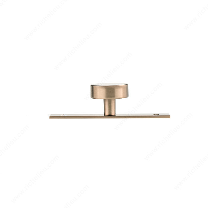 2295 Wardrobe Knob with Backplate
