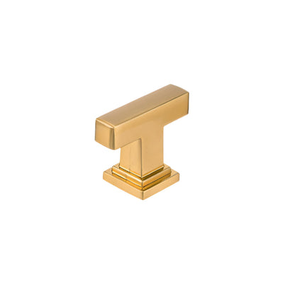 8645 Transitional Metal T-Knob - Brushed Aurum Gold - T-Knob