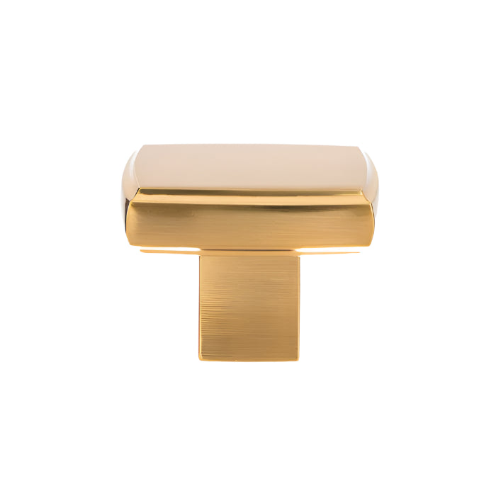 8655 Modern Metal Rectangular Knob - Cabinet Knob
