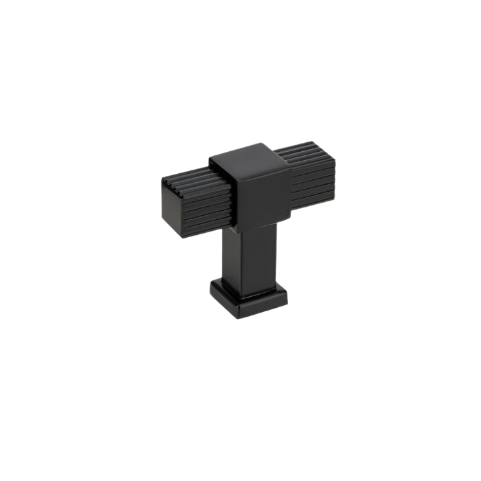 8747 Modern Metal T-Knob - Matte Black - T-Knob