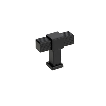 8747 Modern Metal T-Knob - Matte Black - T-Knob