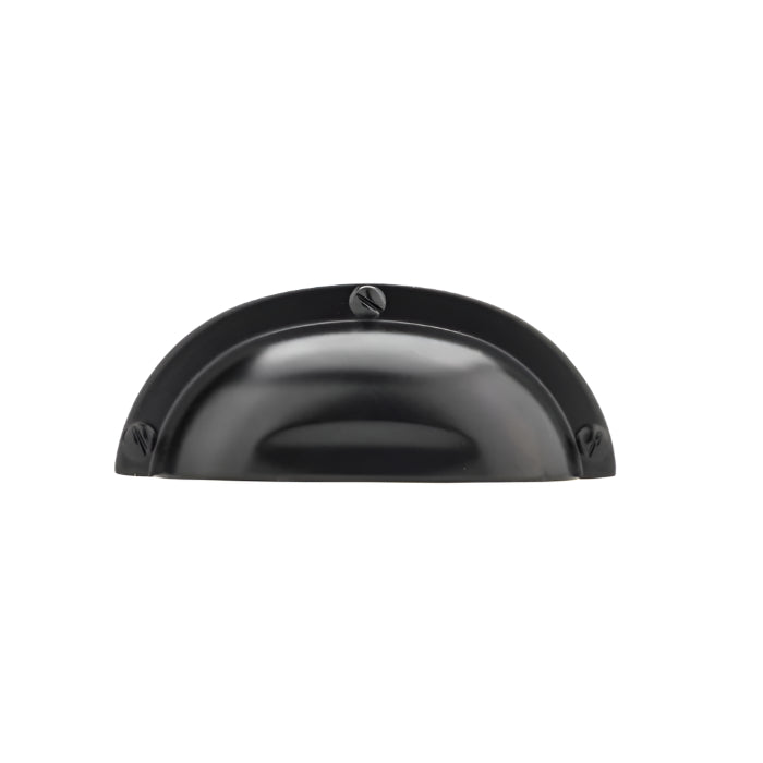6440 Traditional Metal Cup Pull - Matte Black / 3’’ - Cup Pull