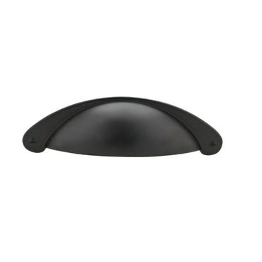 8233 Traditional Metal Cup Pull - Matte Black / 4’’ - Cup Pull