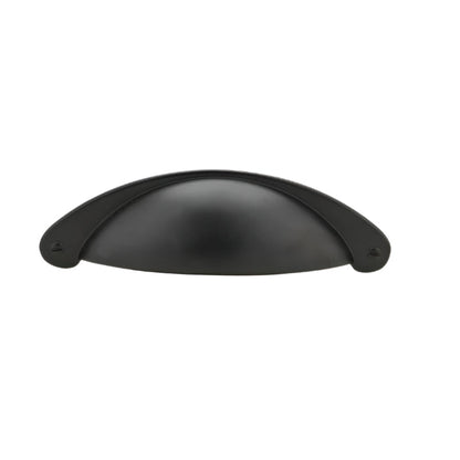 8233 Traditional Metal Cup Pull - Matte Black / 4’’ - Cup Pull