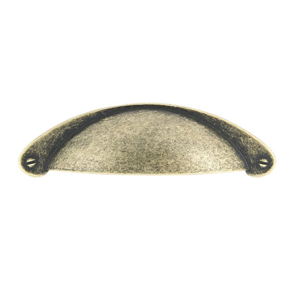 8233 Traditional Metal Cup Pull - Burnished Brass / 4’’ - Cup Pull