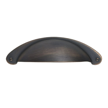 8233 Traditional Metal Cup Pull - Brushed Oil-Rubbed Bronze / 4’’ - Cup Pull