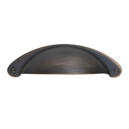 8233 Traditional Metal Cup Pull - Brushed Oil-Rubbed Bronze / 4’’ - Cup Pull