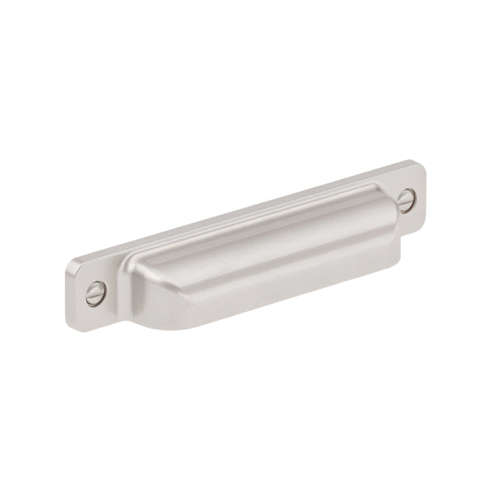 8716 Transitional Metal Cup Pull - Brushed Nickel / 4’’ - Cup Pull