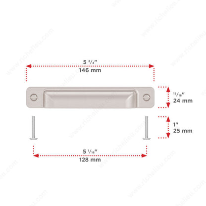 8716 Transitional Metal Cup Pull - Cup Pull