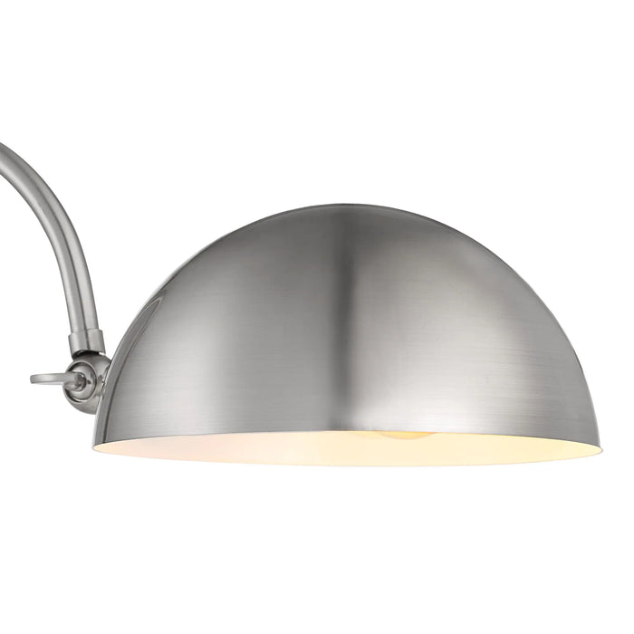 Edessa Table Lamp – White Marble & Brushed Nickel