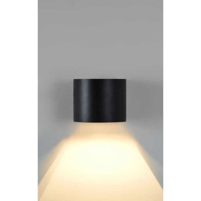 Lark Wall Sconce – Matte Black Aluminum