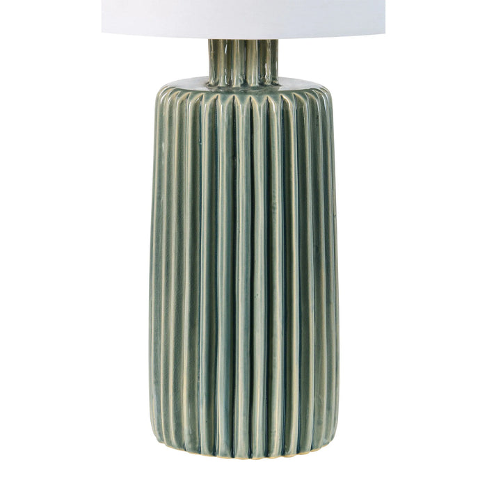 Roza Table Lamp – Olive Crackle