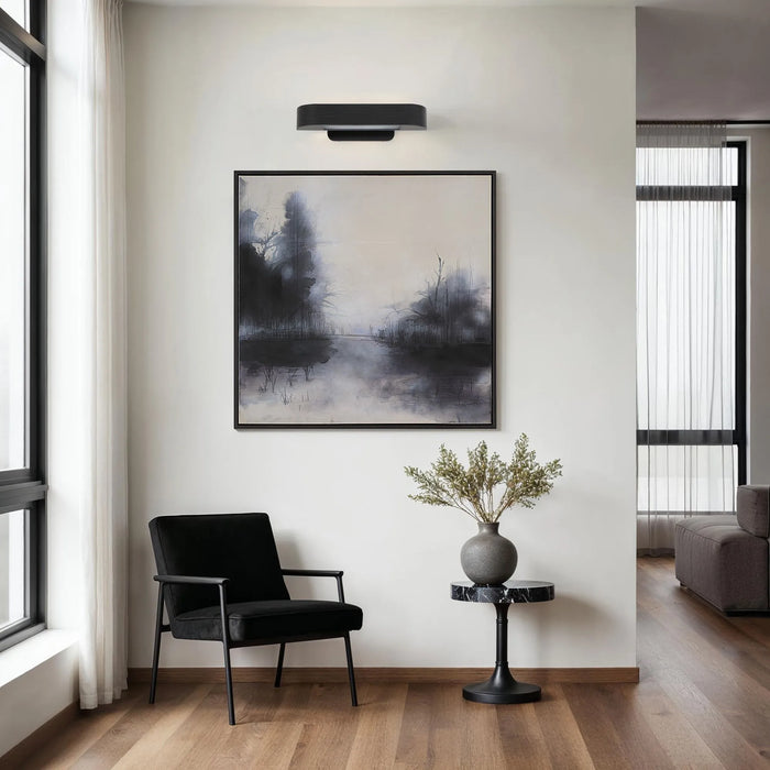 Saba Wall Sconce – Matte Black Iron