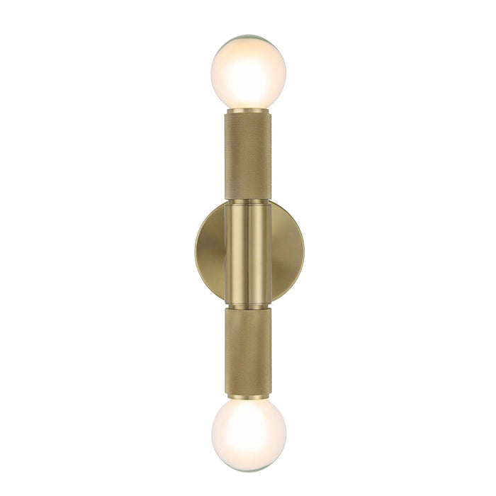 Tovi Double Wall Sconce – Burnished Brass