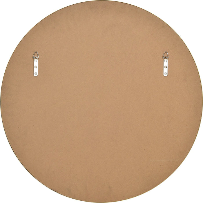 Alegre Round Wall Mirror – Gold Iron Frame