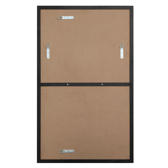 Loutro Wall Mirror – Matte Black Stainless Steel Frame