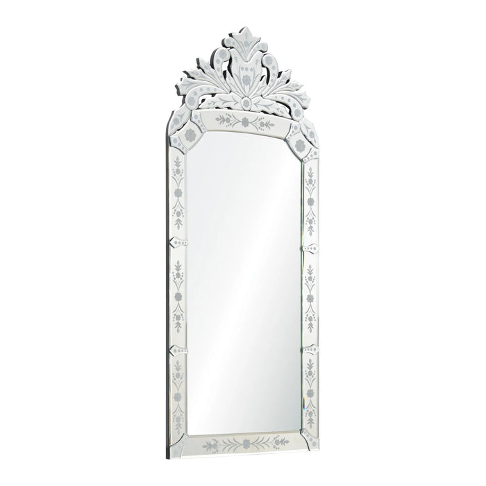 Venetian Wall Mirror – Etched All-Glass Design