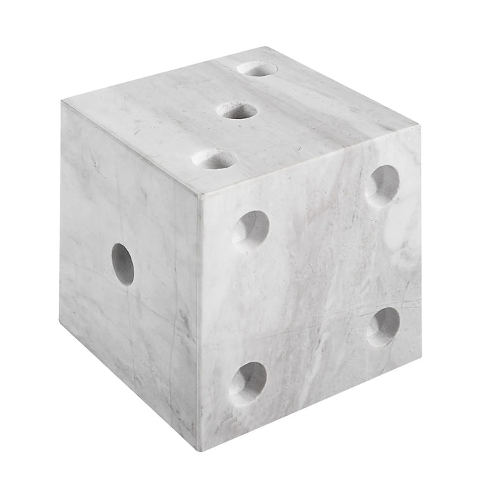 Dylon Volakas Marble Decorative Dice – Honed White