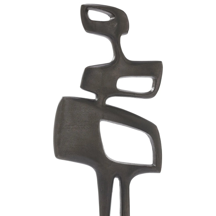 Pacino Abstract Statue – Antique Nickel