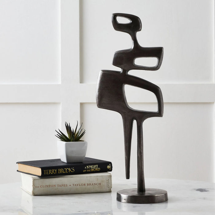 Pacino Abstract Statue – Antique Nickel
