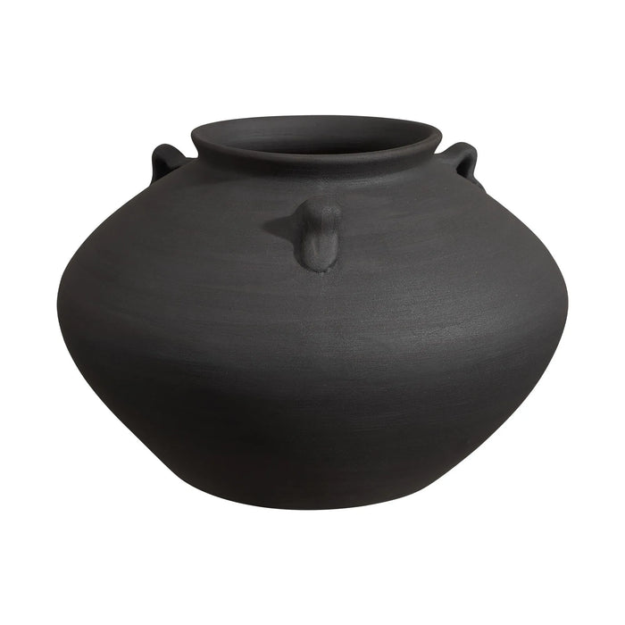 Asher Terracotta Vase – Antique Black