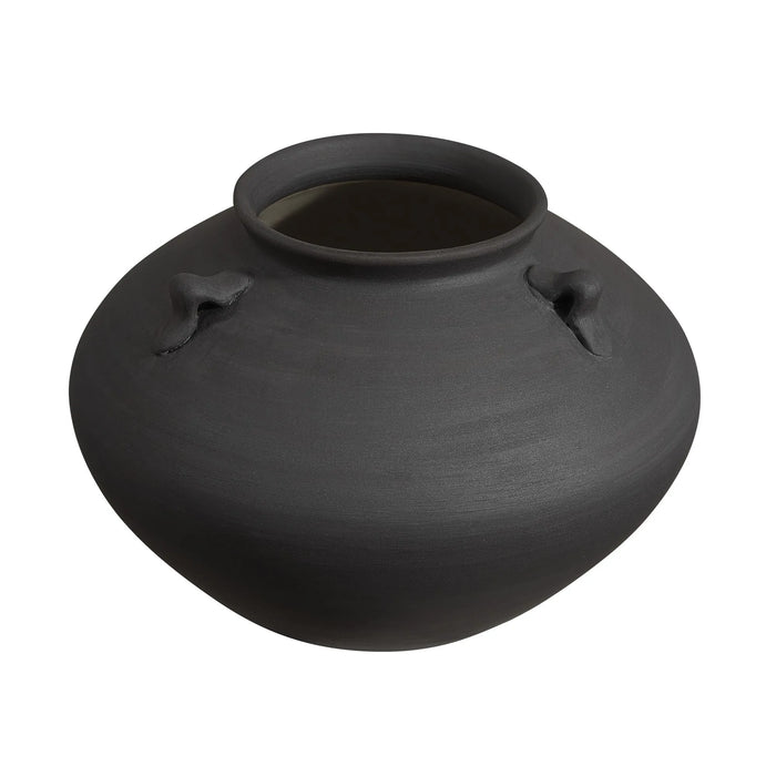Asher Terracotta Vase – Antique Black
