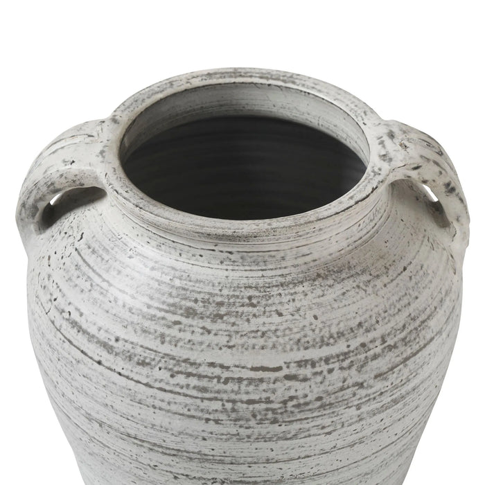 Blanco Antique White Clay Vase