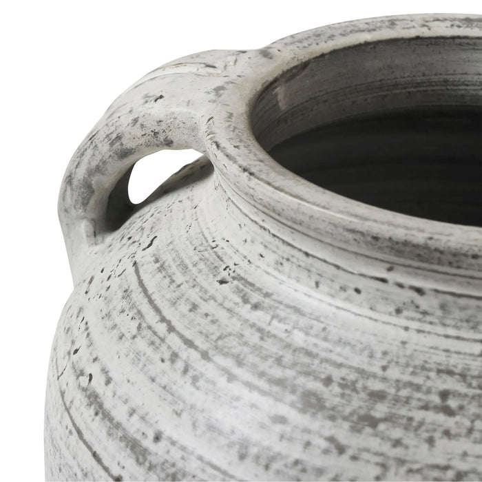 Blanco Antique White Clay Vase