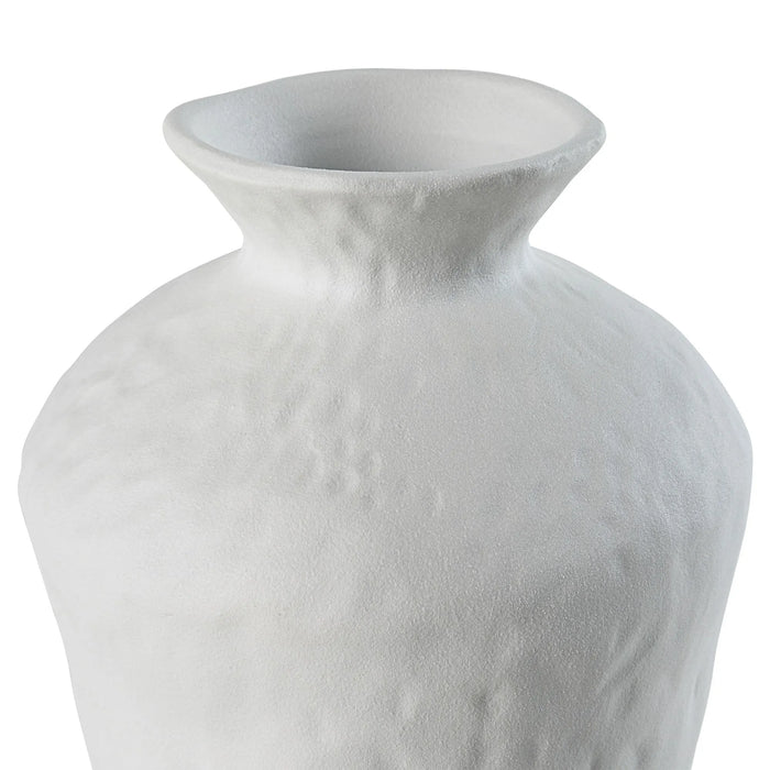 Melton Matte Off-White Ceramic Vase