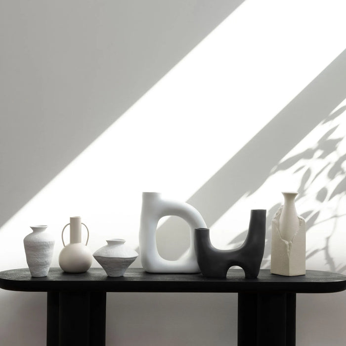 Melton Matte Off-White Ceramic Vase