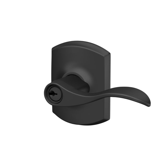 Accent Entry Lever - Matte Black - Entry Lever
