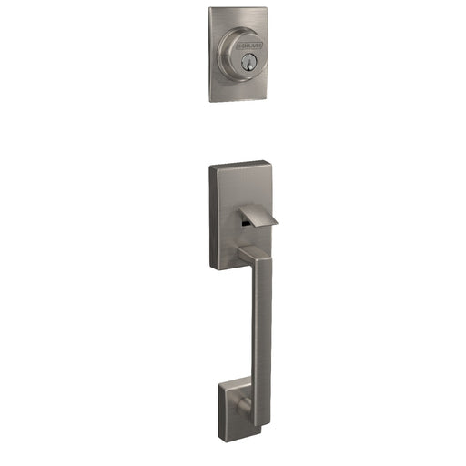 Accent Inactive Front Door Handleset (Right) - Satin Nickel - Inactive Handleset