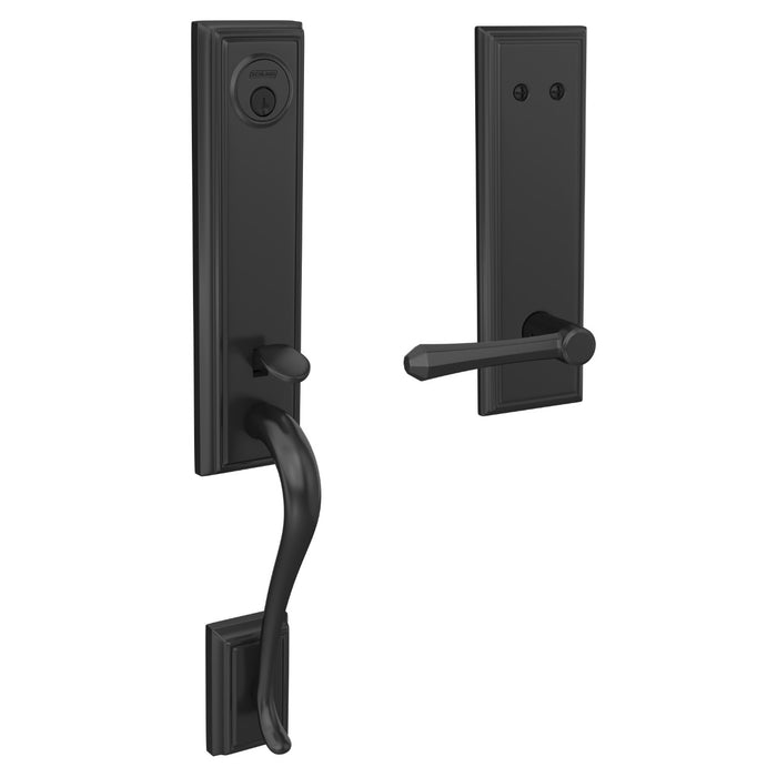 Dempsey Inactive Front Door Handleset with Interior lever