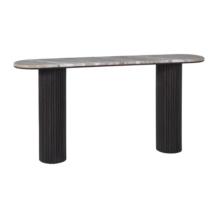 Console en travertin Bodin de Renwil