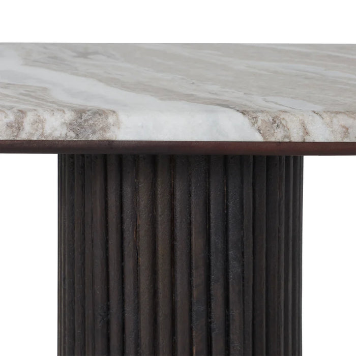 Console en travertin Bodin de Renwil