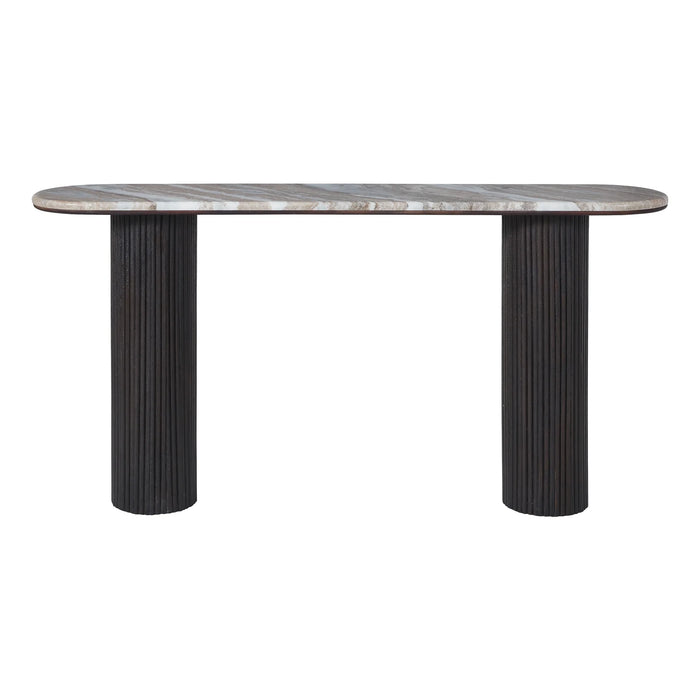 Console en travertin Bodin de Renwil