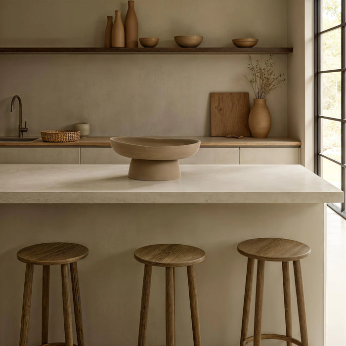 Renwil Malabo Textured Ceramic Pedestal Bowl