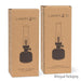 Retail packaging for Abbott rechargeable blue lantern LED lamp