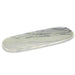 Abbott 19.5-inch large oblong green marble tray with natural grey and white veining