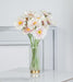 Abbott large panel LED vase styled with white flowers in a modern interior setting